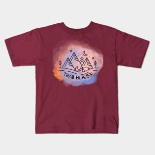 Watercolor Trailblazer Kids T-Shirt